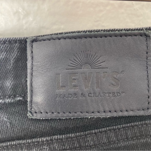 Levi’s Made and Crafted Black Tack Slim Denim Jeans, Size 33/32 - Picture 6 of 7